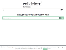 Tablet Screenshot of farmaciacolldeforn.com